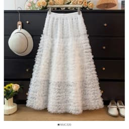 Anti-Aging Tulle Skirt Fashionable Women's Sweet Heavy-Layered Cake Skirt Fluffy Skirt Super Fairy Princess Skirt Semi-Long S...