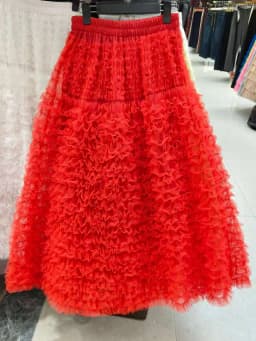 Anti-Aging Tulle Skirt Fashionable Women's Sweet Heavy-Layered Cake Skirt Fluffy Skirt Super Fairy Princess Skirt Semi-Long S...