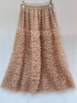 Anti-Aging Tulle Skirt Fashionable Women's Sweet Heavy-Layered Cake Skirt Fluffy Skirt Super Fairy Princess Skirt Semi-Long S...
