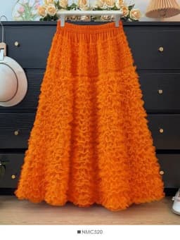 Anti-Aging Tulle Skirt Fashionable Women's Sweet Heavy-Layered Cake Skirt Fluffy Skirt Super Fairy Princess Skirt Semi-Long S...