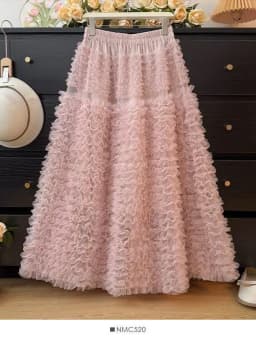 Anti-Aging Tulle Skirt Fashionable Women's Sweet Heavy-Layered Cake Skirt Fluffy Skirt Super Fairy Princess Skirt Semi-Long S...