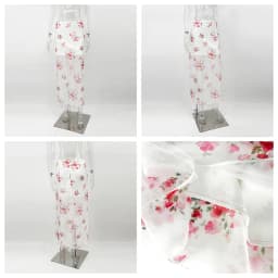 Tornova See Through Floral Print Skirt For Women High Waist Slit Sexy Long Skirt 2026 Summer New Straight Skirt Female Elegant