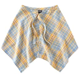 Fashion Tassel Hip Hop Irregular Men and Women Fake Shirt Hem Spring Autumn False Shirt Skirt Half-body Plaid Skirts Womens Saia