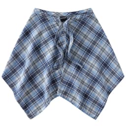 Fashion Tassel Hip Hop Irregular Men and Women Fake Shirt Hem Spring Autumn False Shirt Skirt Half-body Plaid Skirts Womens Saia