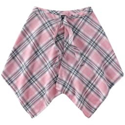 Fashion Tassel Hip Hop Irregular Men and Women Fake Shirt Hem Spring Autumn False Shirt Skirt Half-body Plaid Skirts Womens Saia