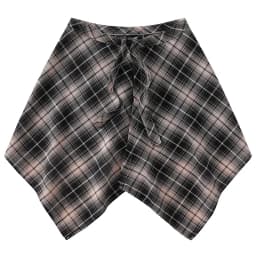 Fashion Tassel Hip Hop Irregular Men and Women Fake Shirt Hem Spring Autumn False Shirt Skirt Half-body Plaid Skirts Womens Saia