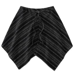 Fashion Tassel Hip Hop Irregular Men and Women Fake Shirt Hem Spring Autumn False Shirt Skirt Half-body Plaid Skirts Womens Saia