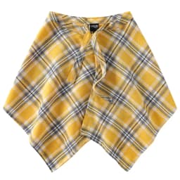 Fashion Tassel Hip Hop Irregular Men and Women Fake Shirt Hem Spring Autumn False Shirt Skirt Half-body Plaid Skirts Womens Saia