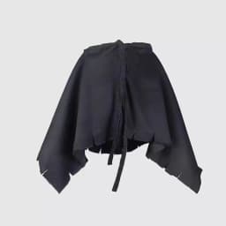 Fashion Tassel Hip Hop Irregular Men and Women Fake Shirt Hem Spring Autumn False Shirt Skirt Half-body Plaid Skirts Womens Saia