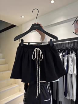 Dynamic Drawstring Elastic Waist Half-length A-line Skirt Women's Fashionable Slimming Autumn New Arrival Commute Suitable