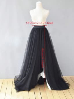 Maxi Split Floor Length Tulle Skirt,Elegant,Wedding Photo Shoot Evening Dating Tulle Skirt,Bridesmaid Dresses