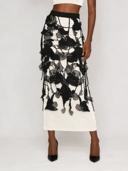 VGH Design Sense Hollow Out Slimming Skirts For Women High Waist Summer Beach Style Sexy Trend Solid Skirt Female Fashion New