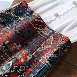 Early Spring Womens Boho Skirt Embroidery A-Line Mini Skirts Chic Geometric Pattern Woolen Vintage Ethnic Style Female Skirts