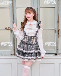Japanese Style Strap Skirt High Waist Slim Fit High Waist Short Pleated Skirt Autumn Winter New Sweet Fairy Plaid Cake Skirts