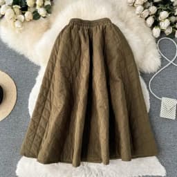 Korean Style Skirts Autumn High Waist Elastic Jupe A-line Black Mujer Faldas Long Bust Skirt Casual Women Clothes Dropshipping