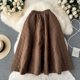 Korean Style Skirts Autumn High Waist Elastic Jupe A-line Black Mujer Faldas Long Bust Skirt Casual Women Clothes Dropshipping