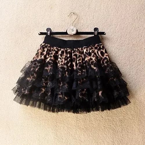 Kawaii Y2k Gyaru Spring Mesh Skirts Patchwork Cake Slimming Short Dress Lace Skirt New Pettiskirt Small Jupe