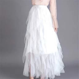 Fashion Tutu Tulle Skirt Women Long Maxi Skirt 2022 Spring Summer Korean Black Pink High Waist Pleated Skirt Female