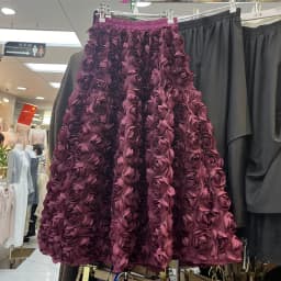 3D Floral White Skirt Women A-line Elastic High Waist Female Skirt Faldas Ajustadas French Chic Elegant Long Skirts Dropshipping