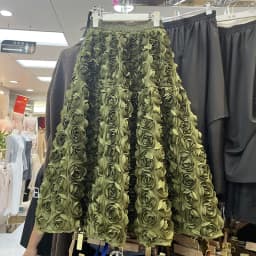 3D Floral White Skirt Women A-line Elastic High Waist Female Skirt Faldas Ajustadas French Chic Elegant Long Skirts Dropshipping