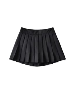Summer High Waist Skirts Womens Sexy Mini Skirts Vintage Pleated Skirt Korean Tennis Skirts Short White Black