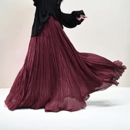 Womens High Waisted Flowy Maxi Skirt Crinkled Cotton Linen A-Line Pleated Beach Long Skirt Bohemian Style for Spring Summer K444