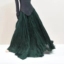 Womens High Waisted Flowy Maxi Skirt Crinkled Cotton Linen A-Line Pleated Beach Long Skirt Bohemian Style for Spring Summer K444