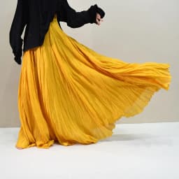 Womens High Waisted Flowy Maxi Skirt Crinkled Cotton Linen A-Line Pleated Beach Long Skirt Bohemian Style for Spring Summer K444
