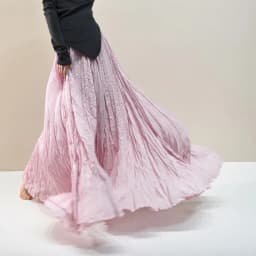 Womens High Waisted Flowy Maxi Skirt Crinkled Cotton Linen A-Line Pleated Beach Long Skirt Bohemian Style for Spring Summer K444