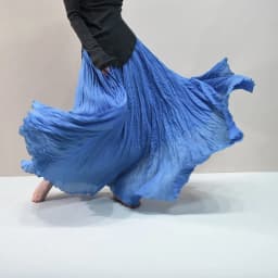 Womens High Waisted Flowy Maxi Skirt Crinkled Cotton Linen A-Line Pleated Beach Long Skirt Bohemian Style for Spring Summer K444