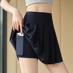 BIVIGAOS Summer Fashion Fake Two Pieces Pleated Skirts Shorts With Pocket Women Sharkskin Sport Fitness Tennis Mini Short Skirt