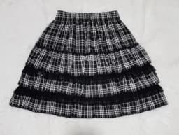 24 Color Harajuku Lovely Lace Plaid Skirts Japanese Girl Y2k Punk High Waist Pleated Cake Skirt Gothic Lolita Kawaii Women Skirt