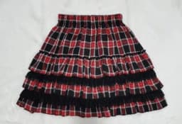 24 Color Harajuku Lovely Lace Plaid Skirts Japanese Girl Y2k Punk High Waist Pleated Cake Skirt Gothic Lolita Kawaii Women Skirt
