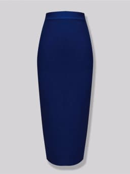 Women Candy Color Sexy Neon Green Pink Orange Yellow Pink Midi Knee Length Bandage Skirt Designer Pencil Skirt Faldas 78cm