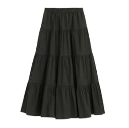 2026 Spring Autumn Women Ruffle Skirt Fashion Summer Cotton Linen Skirts Long Maxi Party Skirts Red Purple Pink M-5XL 6XL 7XL