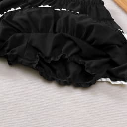 Women Black Short Skirt Japanese Preppy Style Skirt Female Elastic Waist Tutu Skirts Lace Ruffles A-line Mini Pleated Cake Skirt