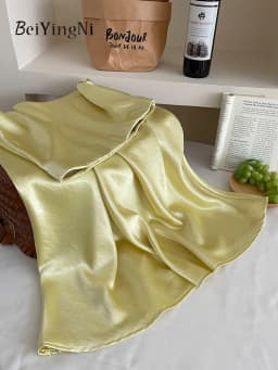 Beiyingni 2025 New Style Woman's Satin Mermaid Skirt Spring Summer Luxury Elegant Office Ladies Skirts Fashion Ball Gown Skirt
