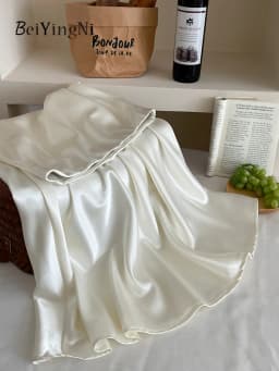 Beiyingni 2025 New Style Woman's Satin Mermaid Skirt Spring Summer Luxury Elegant Office Ladies Skirts Fashion Ball Gown Skirt