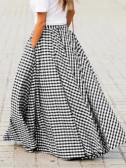 Fashion Elegant Skirt For Women Casual High Waist Loose Long Skirts Female Holiday Party Office Skirt Womens Clothing Summer New