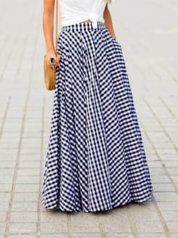 Fashion Elegant Skirt For Women Casual High Waist Loose Long Skirts Female Holiday Party Office Skirt Womens Clothing Summer New