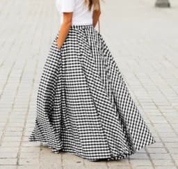 Fashion Elegant Skirt For Women Casual High Waist Loose Long Skirts Female Holiday Party Office Skirt Womens Clothing Summer New