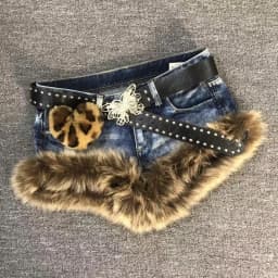 Y2k Vintage Hot Girl Star & Polka Dot Patchwork Denim Mini Skirt Women Streetwear American Retro Bodycon Spring Summer 2026