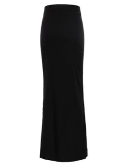 Fashion For Women Black Long Skirts High Waist Slim Seamless Elegant Ladies Gown Casual Summer  New Female Maxi Skirts