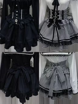Lolita Sweet Y2k Min Skirt Woman Japanese Style Cute Plaid Skirt 2000s High Waist Kawaii Fashion Skirt Woman Chic