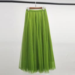 Hot Women Mesh Elastic Tutu Skirt Beach Spring Summer Korean High Waist Fashion Pleated Long Skirt Black White Tulle Skirts