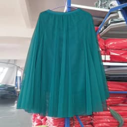 Hot Women Mesh Elastic Tutu Skirt Beach Spring Summer Korean High Waist Fashion Pleated Long Skirt Black White Tulle Skirts