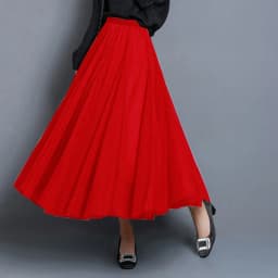 Hot Women Mesh Elastic Tutu Skirt Beach Spring Summer Korean High Waist Fashion Pleated Long Skirt Black White Tulle Skirts