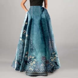 Summer Bohemian Print Long Skirts Women Boho Holiday Floral Skirt High Waist Loose Female Beach Pleated Maxi Skirts Faldas