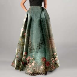 Summer Bohemian Print Long Skirts Women Boho Holiday Floral Skirt High Waist Loose Female Beach Pleated Maxi Skirts Faldas
