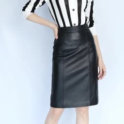 NEW Winter Women Genuine Leather Midi Long Skirt OL Elegant Simple Slim Saia Mujer Green/Black Sexy Wrap Jupe Street Wear Faldas